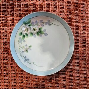 Antique Nippon Hand Painted Floral Plate 6.5"
